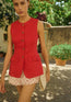 Matilda Gilet Red
