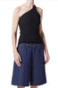 Verica One Shoulder Tank Black