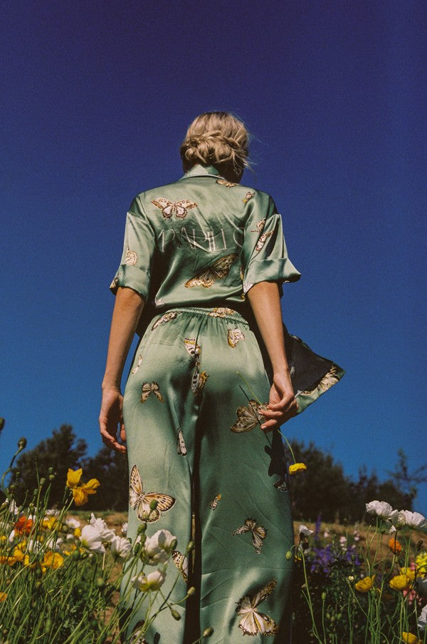 Papillion Silk Pant