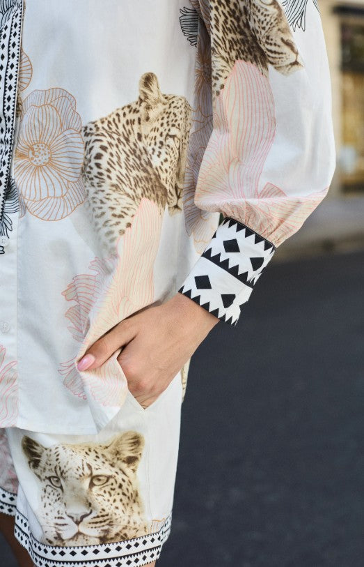 Poplin Garden Tiger Shirt