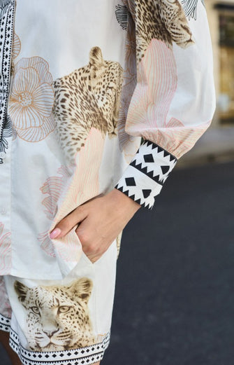 Poplin Garden Tiger Shirt