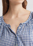 June Top Blue Gingham