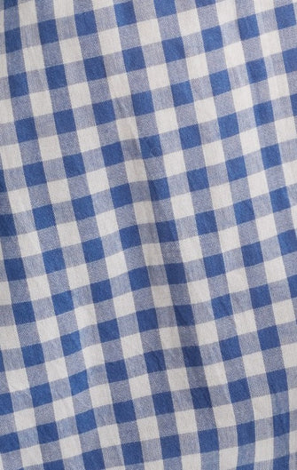June Top Blue Gingham