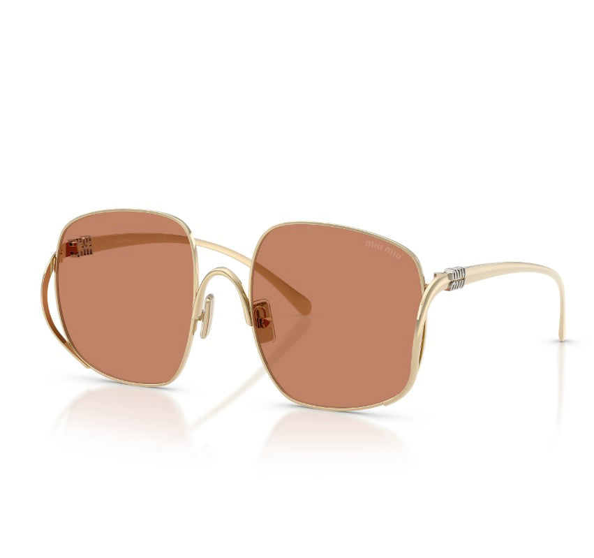 0MUA57S Sunglasses Gold Brown