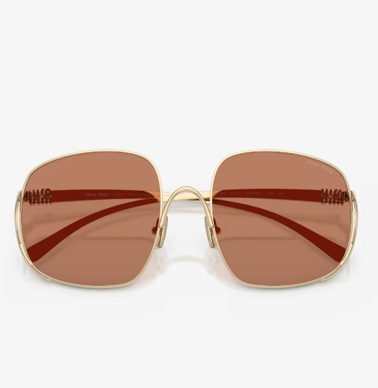0MUA57S Sunglasses Gold Brown