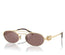 54ZS Sunglasses Pale Gold Brown