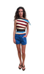 Bellaria Top Caffe Stripe