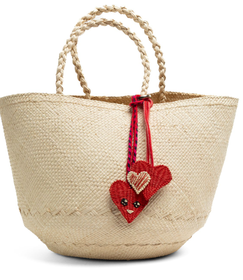 Guanabana Heart with face Handmade Charm