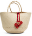 Guanabana Heart with face Handmade Charm