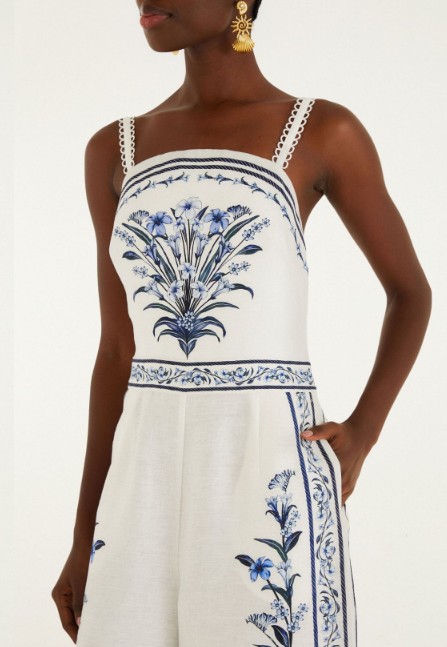 Flowers Arch Off-White Jumpsuit