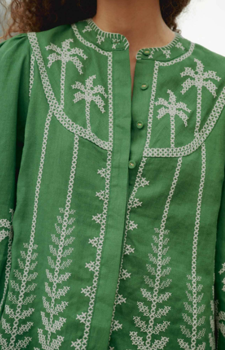 Cross Stitch Embroidered Blouse