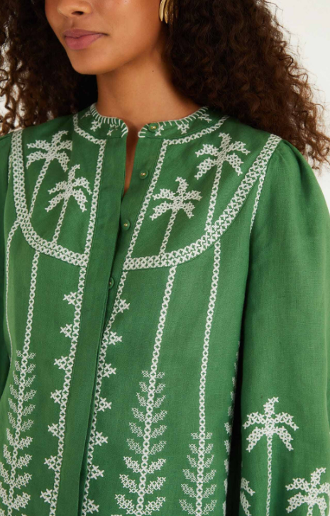 Cross Stitch Embroidered Blouse