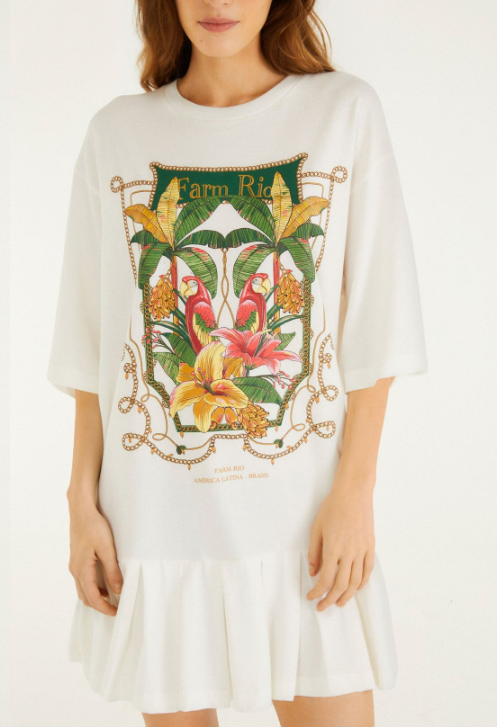 Tropical Royalty Mini Dress