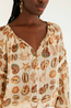 Marine Shells Sand Blouse