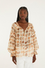 Marine Shells Sand Blouse