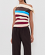 Bellaria Top Caffe Stripe
