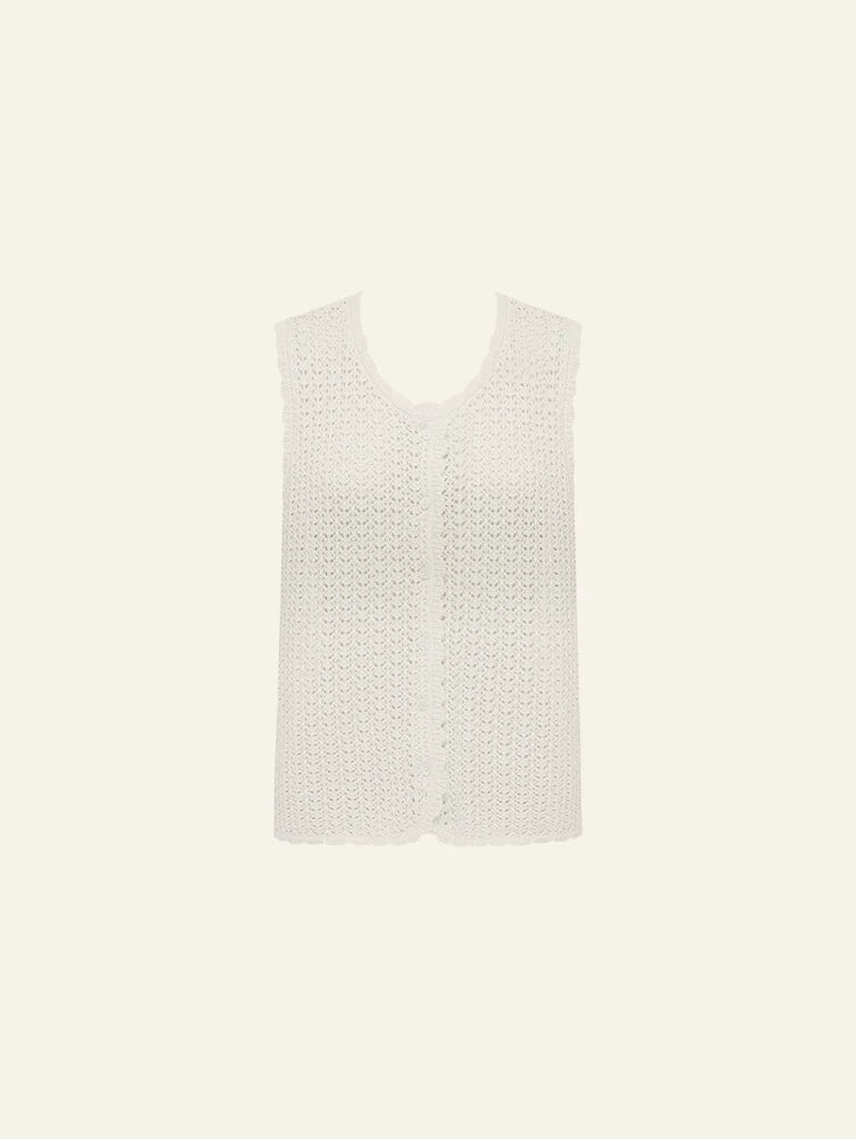 Pointelle Vest