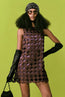 Sina Crochet Dress Choco Brown