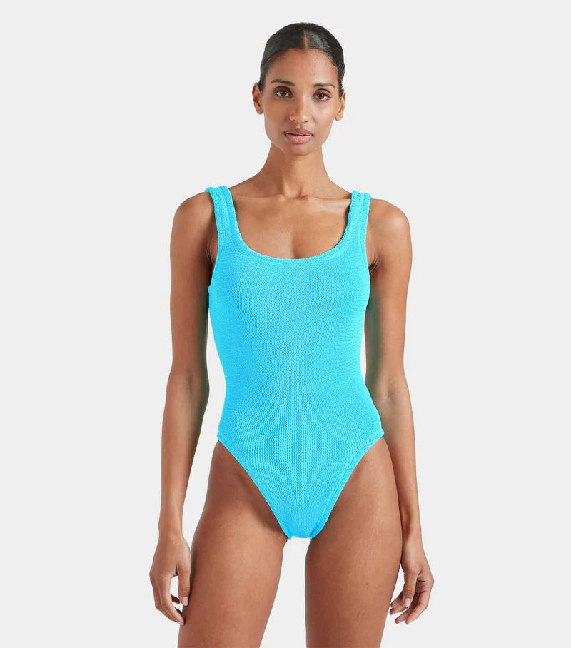 Square Neck Swim Aqua