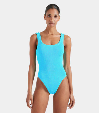 Square Neck Swim Aqua