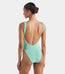 Square Neck Swim Metallic Mint