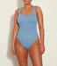 Square Neck Swim Cornflower