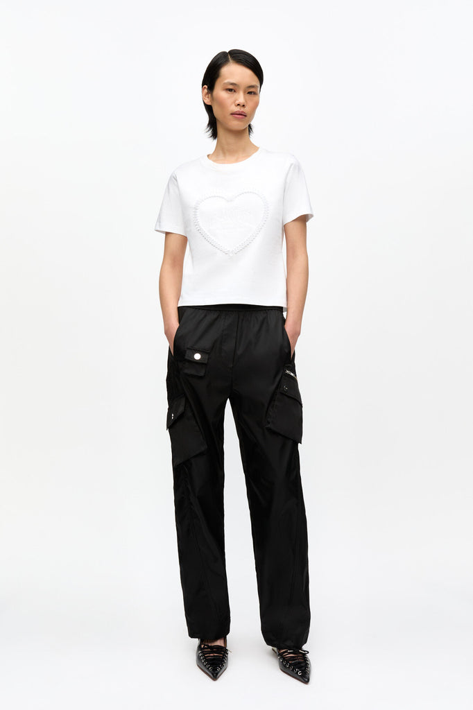 Heavy Cotton Heart T-Shirt White