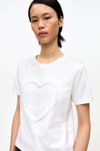 Heavy Cotton Heart T-Shirt White