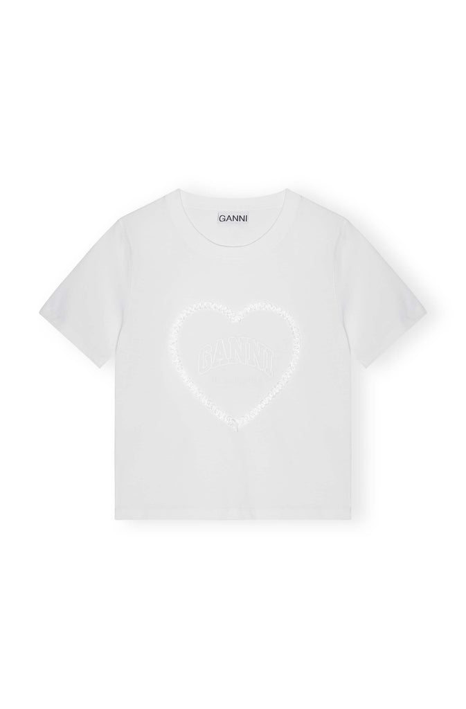 Heavy Cotton Heart T-Shirt White
