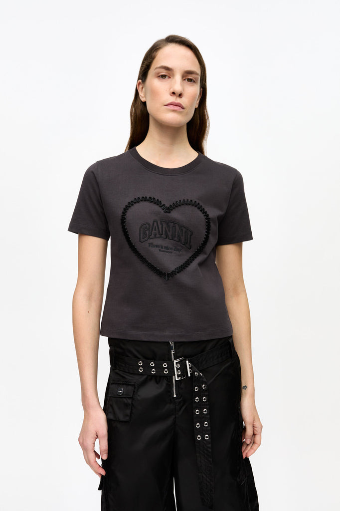 Heavy Cotton Heart T-Shirt Phantom