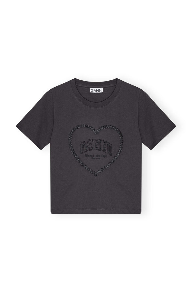 Heavy Cotton Heart T-Shirt Phantom