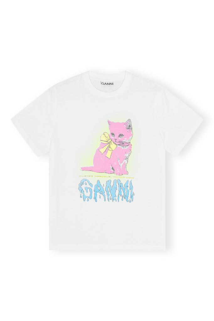 Neon Kitty T-Shirt White