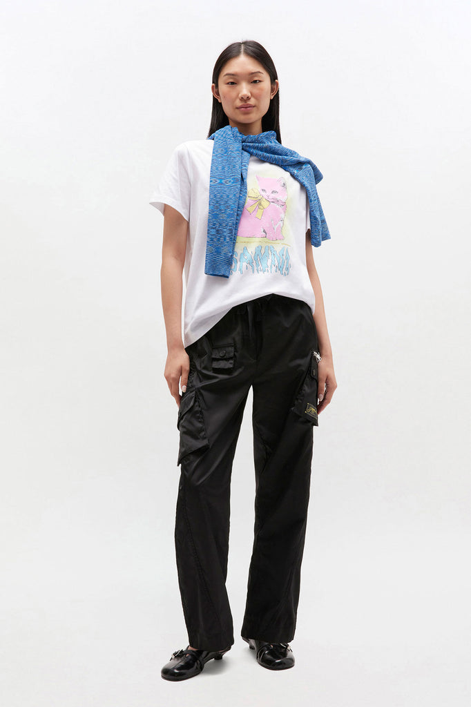 Neon Kitty T-Shirt White