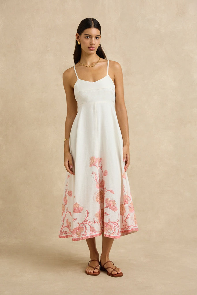Teeva Dress Hibiscus Bloom