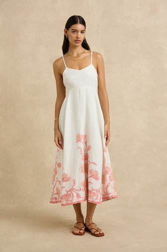 Teeva Dress Hibiscus Bloom