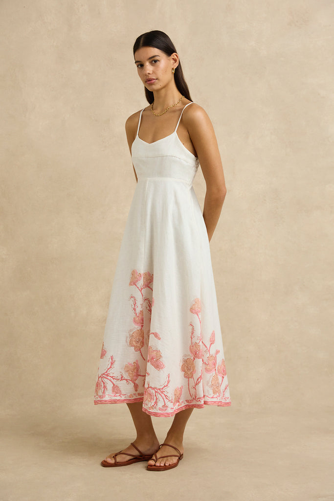 Teeva Dress Hibiscus Bloom