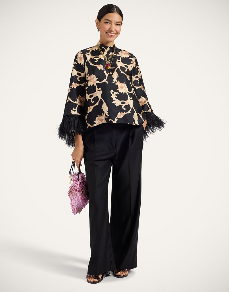 Make an Exit Top with Feathers
