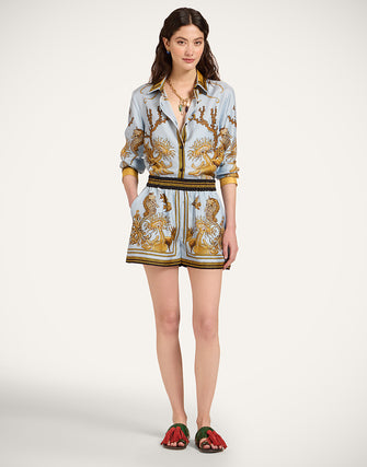 Pull-Up Shorts Oceania Placée
