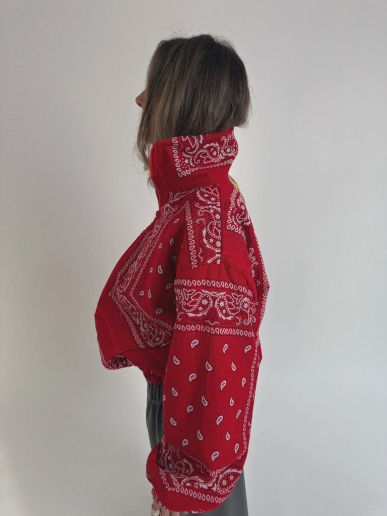 Bandana Bomber Red
