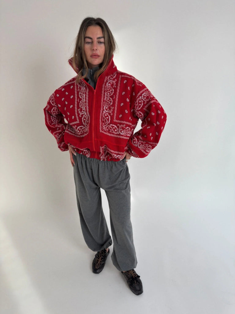 Bandana Bomber Red
