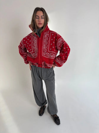 Bandana Bomber Red