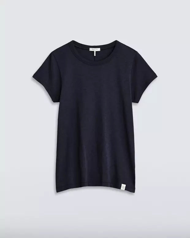 The Slub Tee Salute Navy