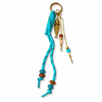 Turquoise Catch Bag Charm
