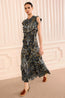 Ameline Silk Dress Prussian