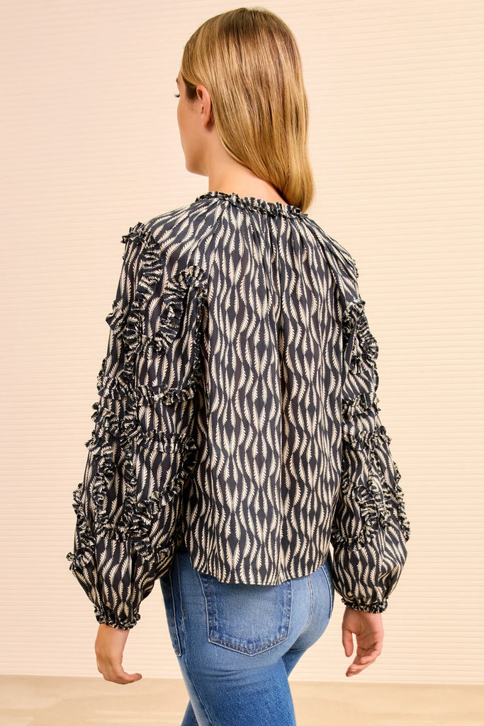 Azrou Blouse in Graphite