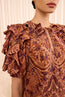 Josephine Silk Top Rosette
