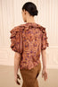 Josephine Silk Top Rosette