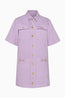 The Painters Denim Mini Dress Wisteria