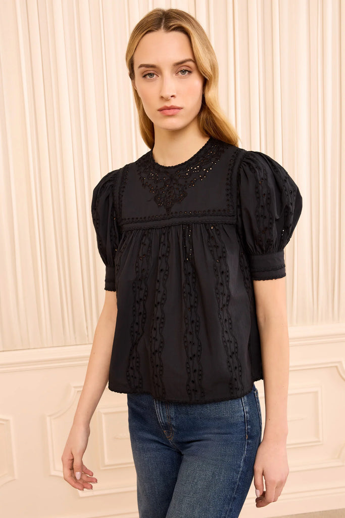 Una Cotton Top Noir