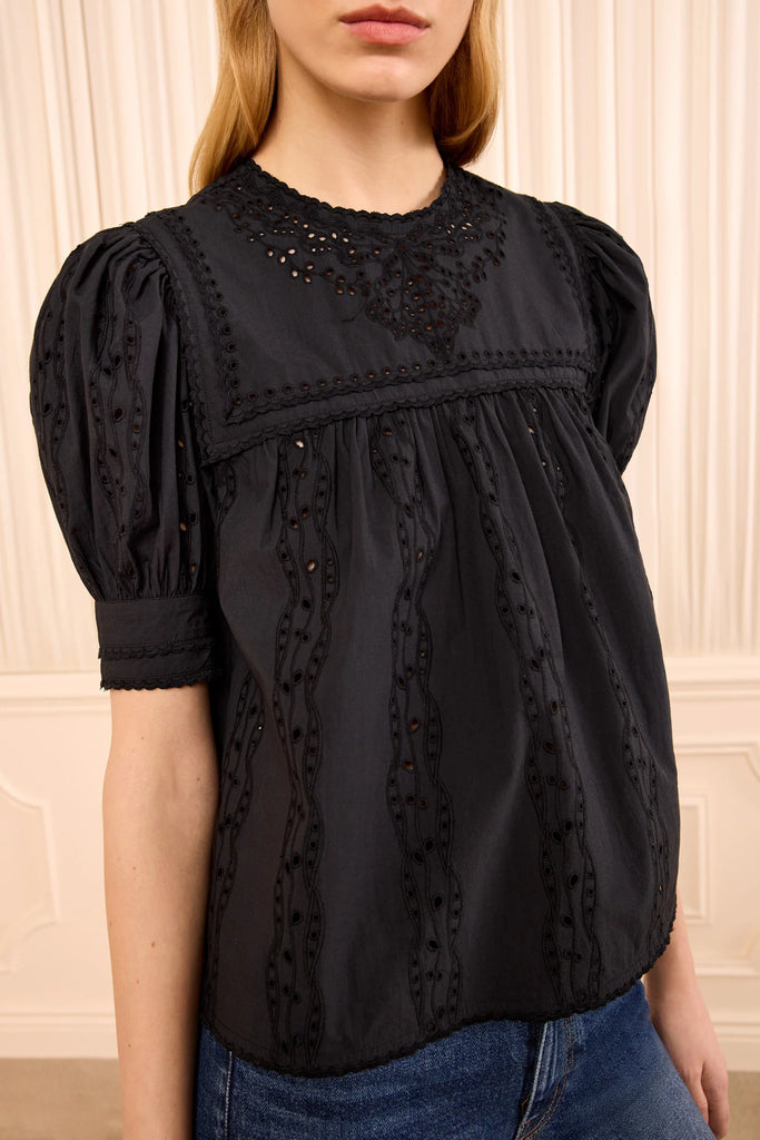 Una Cotton Top Noir